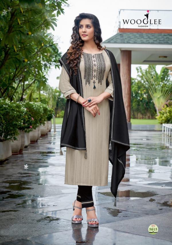 Wooglee Destiny Nx Festive Wear Viscose Kurti Pant And Dupatta Collection